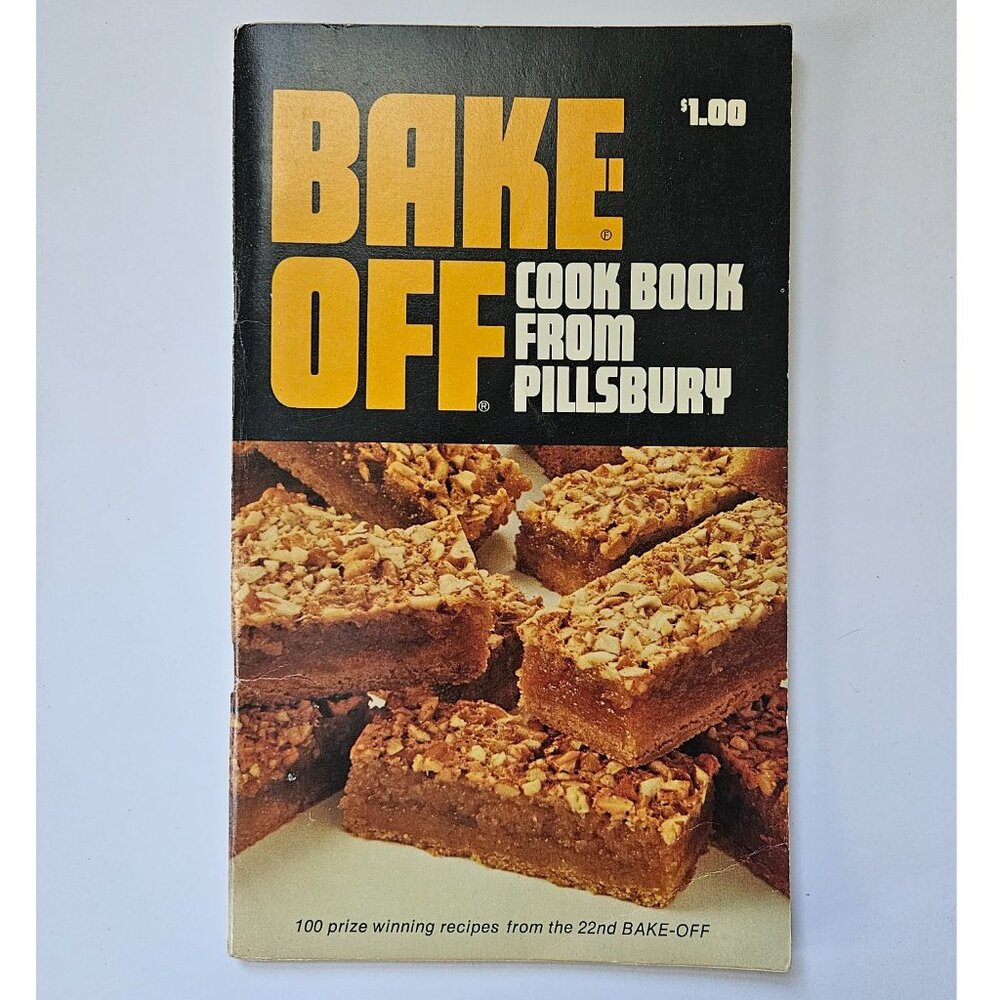 Vintage 1971 Bake Off Cook book from Pillsbury cottagecore grandma chic country